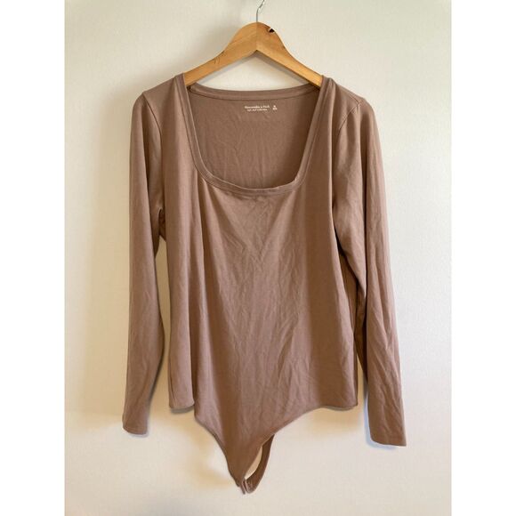 Abercrombie & Fitch Bodysuit Long Sleeve Soft A&F Size XL NWOT - Picture 2 of 4